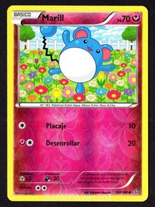 MARILL 102/160 DUELOS PRIMIGENIOS CROMO PRIMAL CLASH 2015 TCG REVERSE HOLO