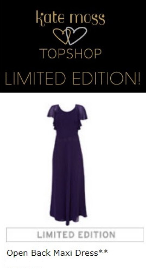 topshop purple maxi dress KATE MOSS TOPSHOP Purple Open Back Ruffle Bridesmaid Ball Chiffon Maxi Dress  UK6