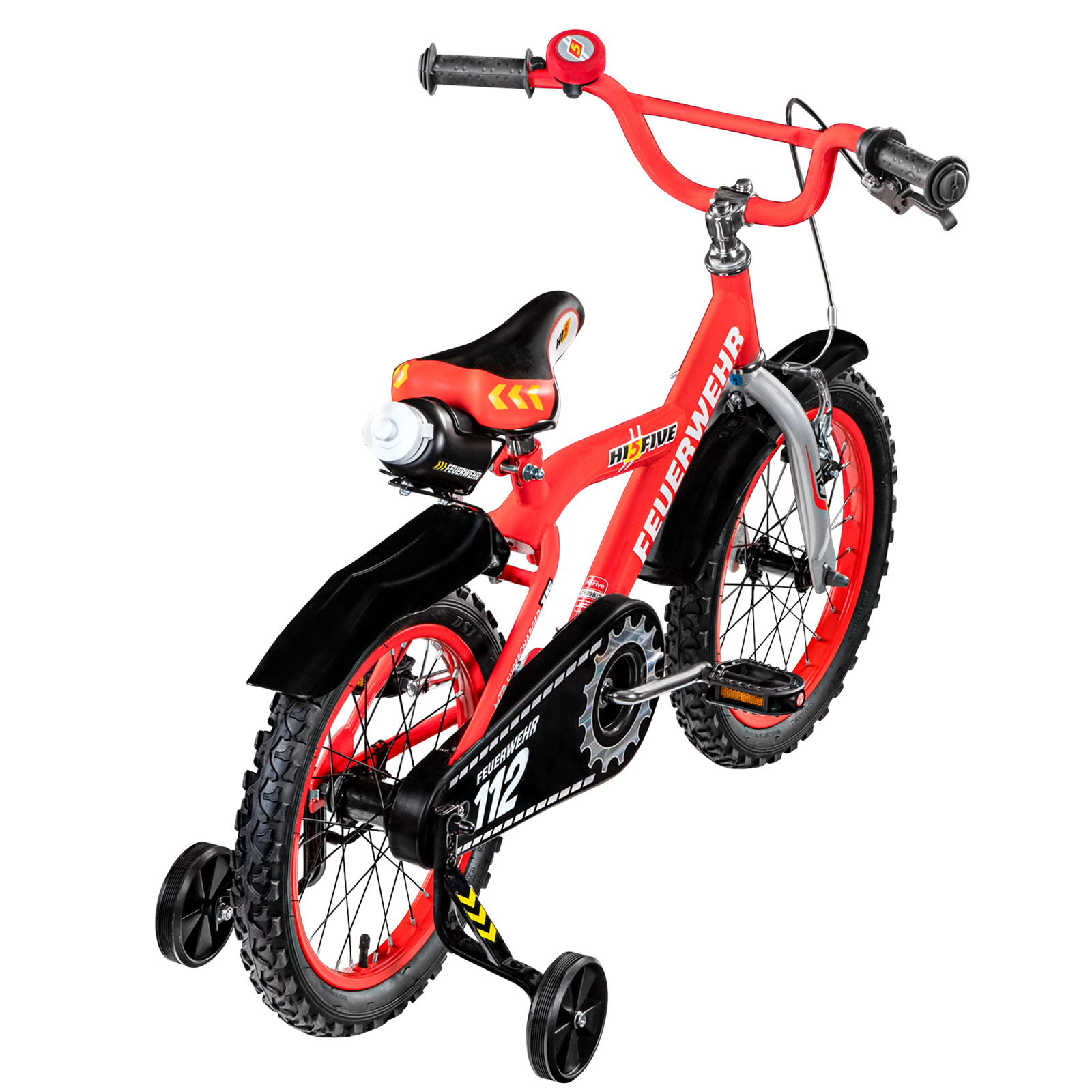 16 Zoll Kinderfahrrad Fahrrad Polizei Feuerwehr Kinderrad Spielrad unisex Hi5