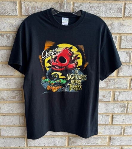 Chuy's Short Sleeve Nightmare Before Tex Mex T-Shirt Men's Size M | eBay