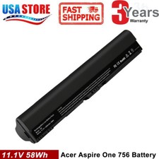 New Battery For Acer Aspire One 756 V5-121 V5-131 V5-171 AL12A31 AL12B32 AL12B72