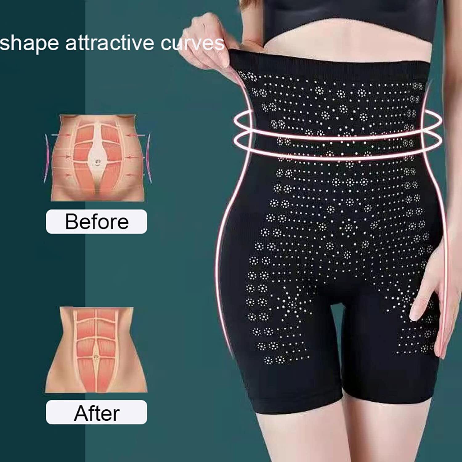 Shapermov Slimming Detox Shapewear Shorts for Body Contouring