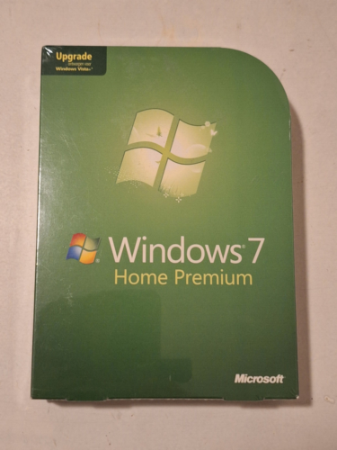 Windows 7 Home Premium Retail Upgrade *Nowy i fabrycznie zapieczętowany* GFC-00087 NL/Holenderski - Zdjęcie 1 z 3