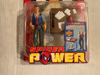 1999 Toy Biz Spider-Man Spider Power Series J. Jonah Jameson