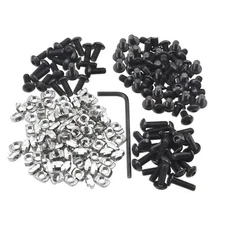 Rrina 180Pcs M5 T-Nuts Screws Assortment Kit, Hammer Head T-Slot Nut for 2020...