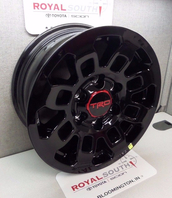 Toyota 2017 TRD PRO 16" Wheels & Center Caps (4) Genuine OEM OE Brand New eBay