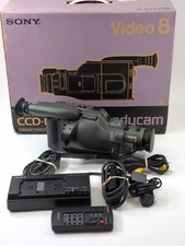 Sony Handycam Video 8 CCD-F56 Parts Only Charger  Other Accessories w/ Box