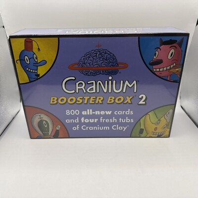 cranium booster box 4 Cranium Booster Box 2 Expansion Set 800 Cards 4 Tubs Clay Game NIB Sealed