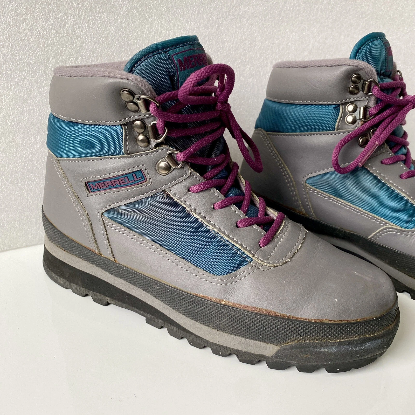 Merrell Vintage Alpine Hiking Boots Women’s Size US 7 Air Cushion Thinsulate 90s