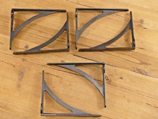 6 Cast Iron Brackets Braces Shelf Bracket Corbels Metal 7" X 5 1/4" Industrial