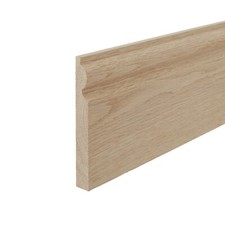 Solid Oak Skirting Board 20x145x3000mm Torus