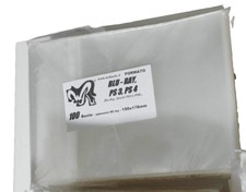 BLU-RAY Giochi  PS3 PS4  100  BUSTE TASCHE PROTEZIONE PROTETTIVE CM 15 X 17,8