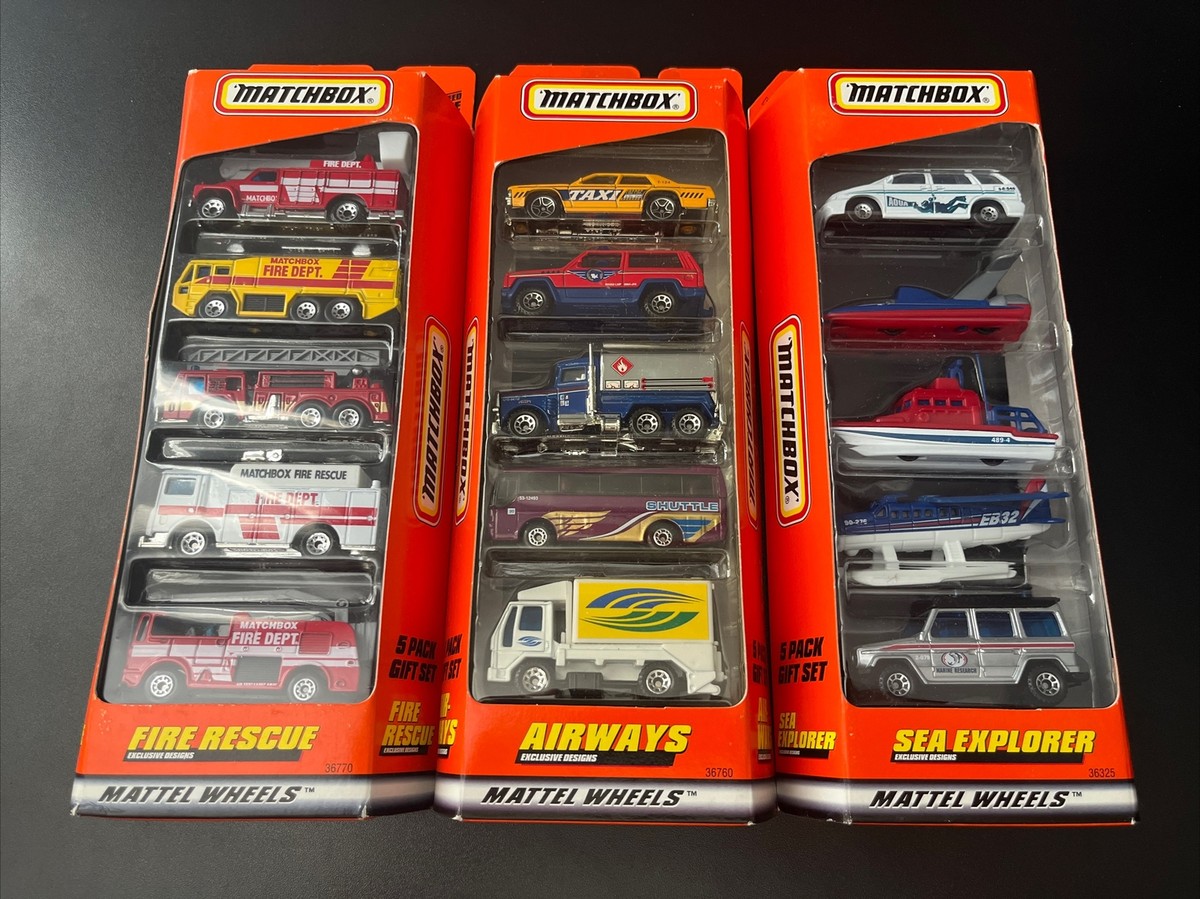 MATCHBOX 5個セット 英国製 5) 1999 Matchbox 5 Pack Gift Set Exclusive Designs Mattel