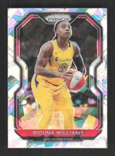 Riquna Williams 2021 Panini Prizm WNBA Prizms Ice Las Vegas Aces #38