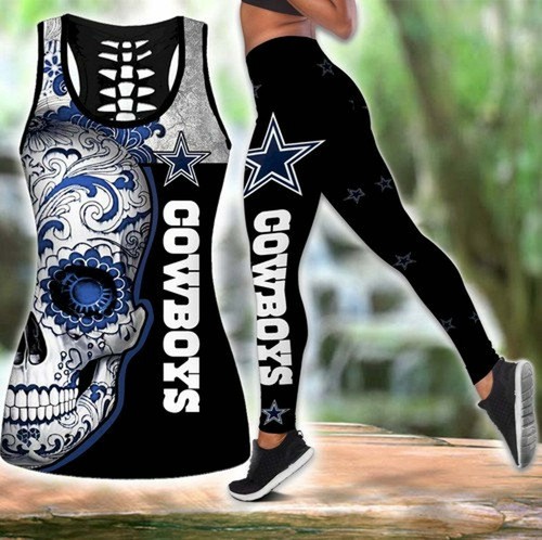 Dallas Cowboys Women's 2PCS Yoga Set 