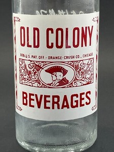 OLD COLONY Soda Pop ACL Bottle ASHEVILLE NC NORTH CARALINA