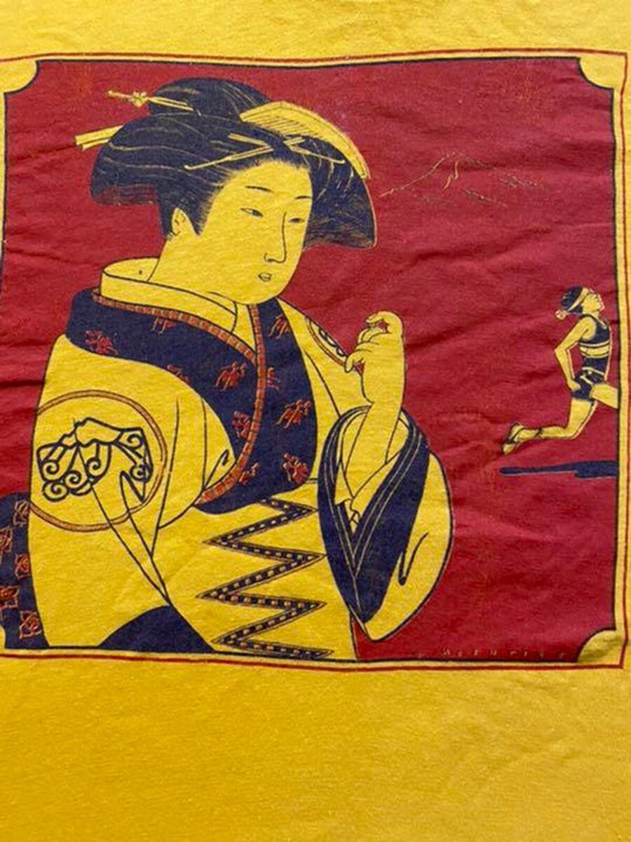 Vintage 80's NIKE T-shirt Geisha Cascade Run-off L Size | eBay Vintage 80's NIKE T-shirt Geisha Cascade Run-off L Size | eBay