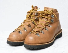 Danner Mountain Trail USA Brown Leather Hiking Mountaineering Boots Mens Sz 7.5