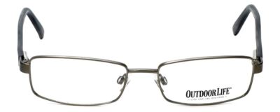 Outdoor Life Authentic Designer Reading Glasses OL820T in Metal Gun Silver 54mm