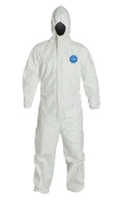 Dupont TY127S Disposable White Tyvek Coverall Suit (Sizes XL-4XL)