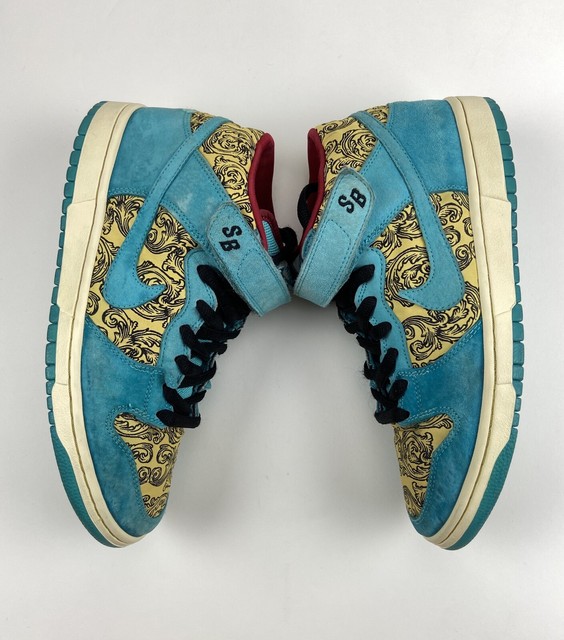 Size 9 - Nike SB Dunk Mid Premium Peacock for sale online | eBay