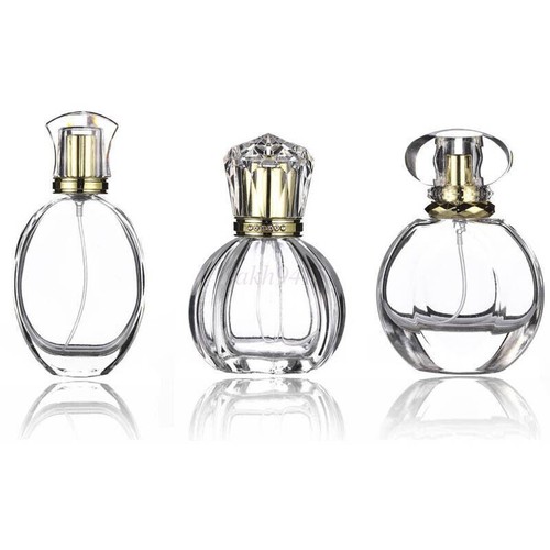 Refillable Crystal Clear Perfume Atomizer Empty Glass Spray Bottle Containers AU - Picture 2 of 12