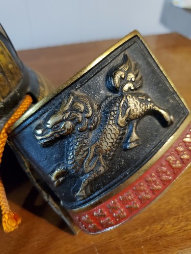 Japanese Samurai Helmet -Dragon and Hawk Deco Kabuto - Picture 7 of 7