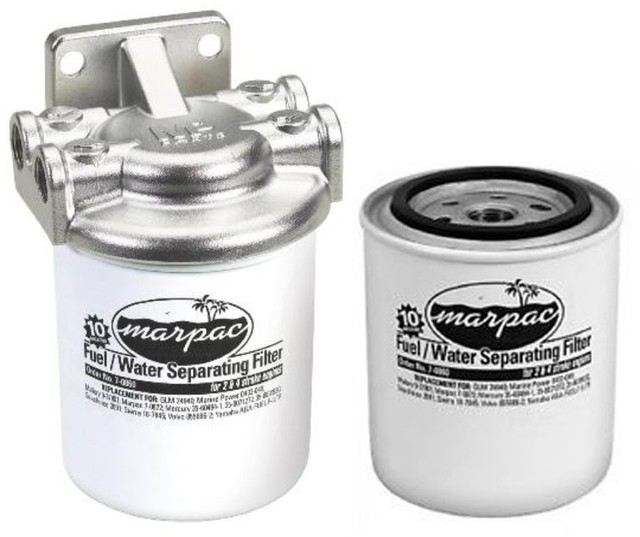 Fuel Water Separator Kit Stainless Head 2 Filters Marpac 70874 for sale online eBay