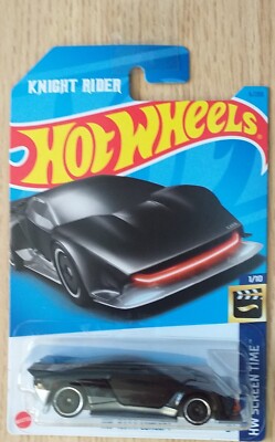 HOT WHEELS 2021 HW K.I.T.T. CONCEPT, SCHWARZ/SILBER, LANGE KARTE.