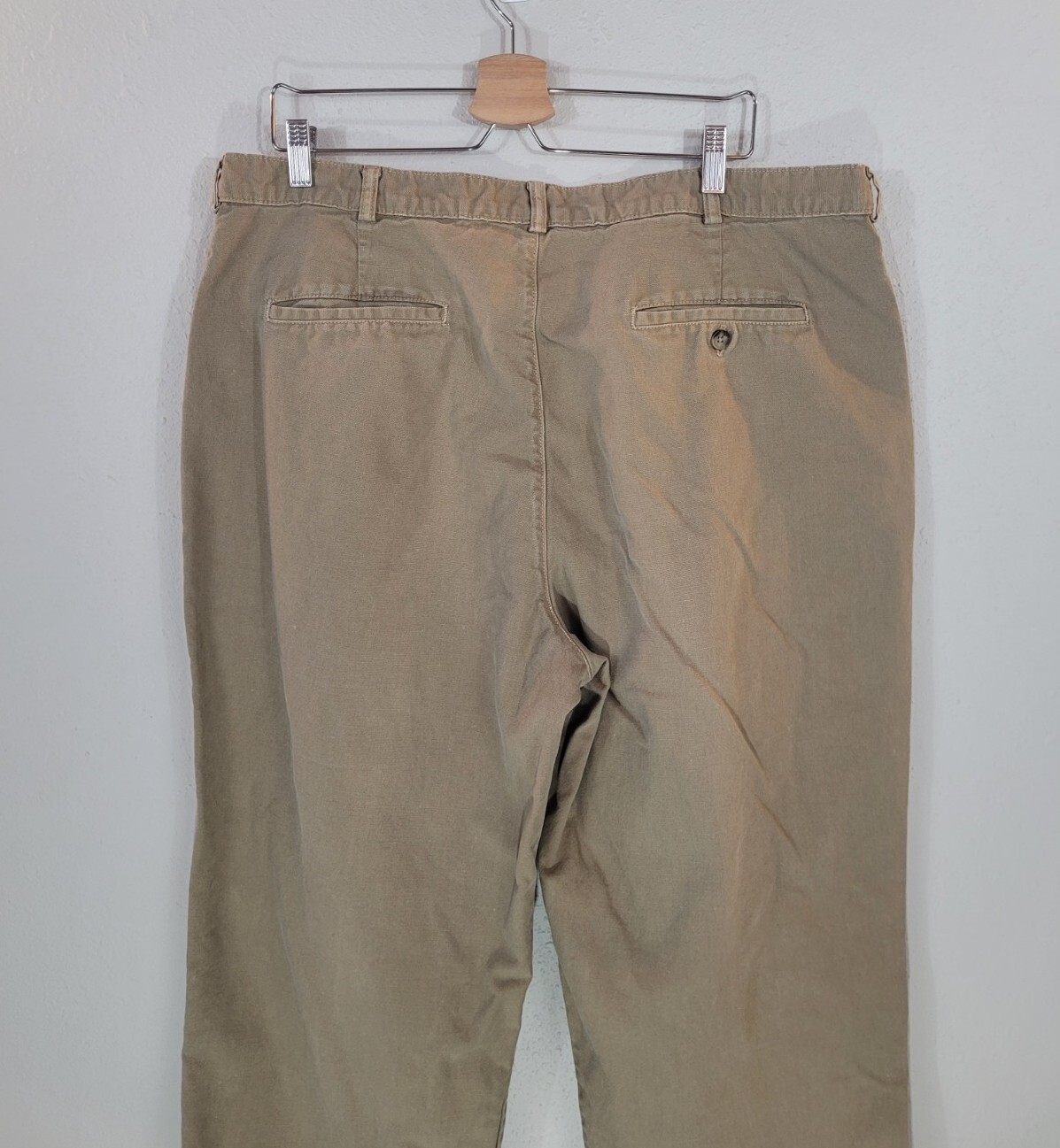 Pre-Owned J. PETERMAN 40 Tan Cuffed Pants Men image 10