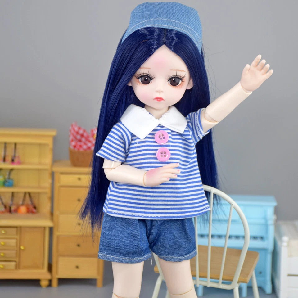 Handgemachte Full Set 30cm BJD Puppe 12inch 1/6 Ball Jointed Mädchen SD Puppen - Bild 2 von 4