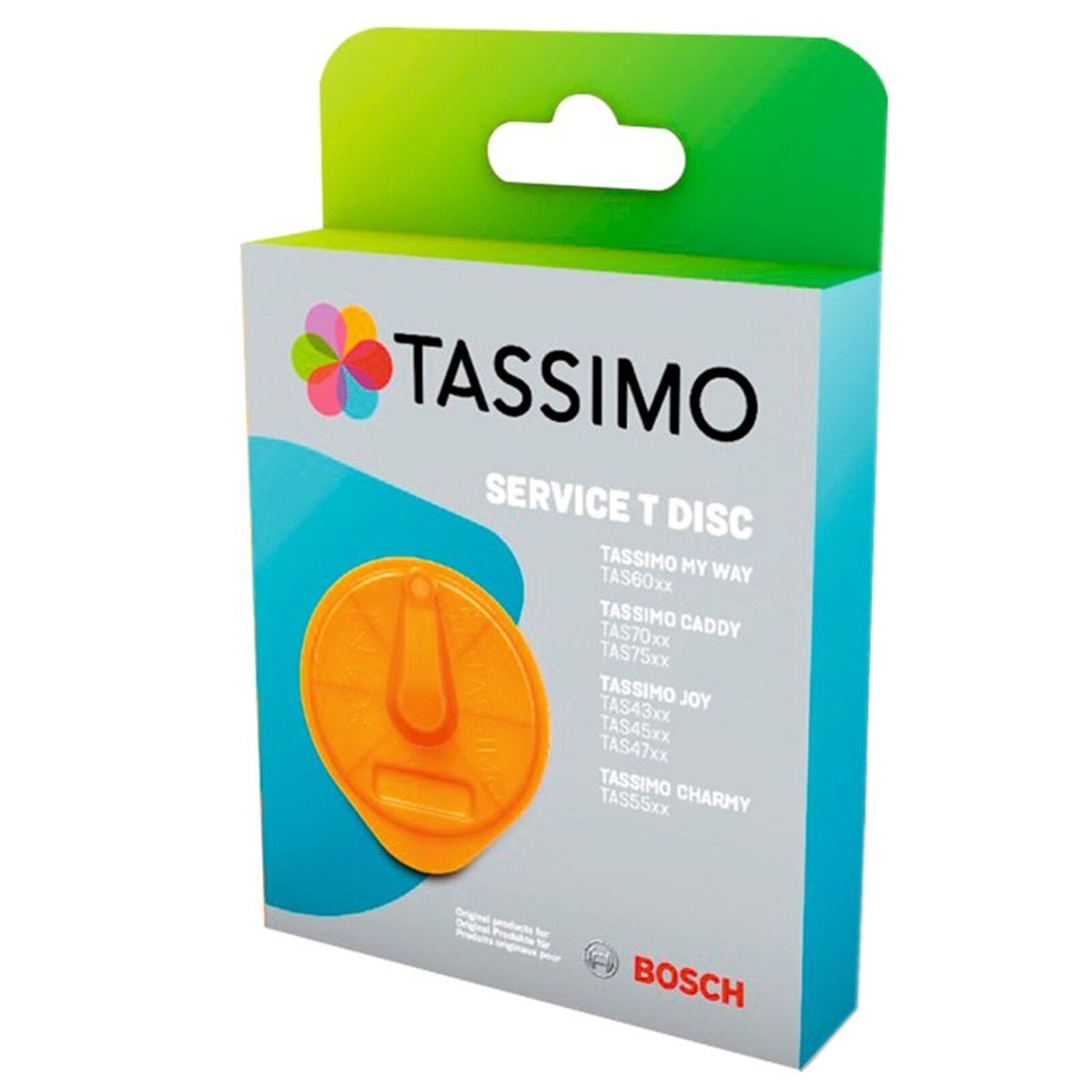 BOSCH TASSIMO T-Disc Service Cleaning Disc B Orange JOY TAS43