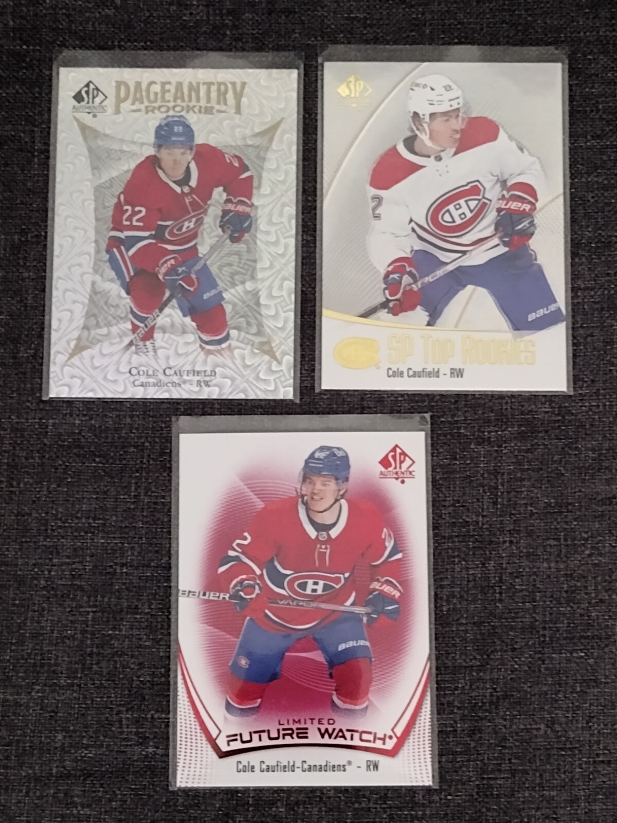 много карт 2021-22 SP Authentic COLE