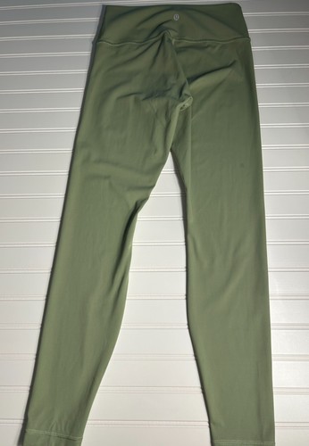 Lululemon Wunder Train Leggings Green High Waist 27.5" Inseam Women's Size 8 - Picture 4 of 7