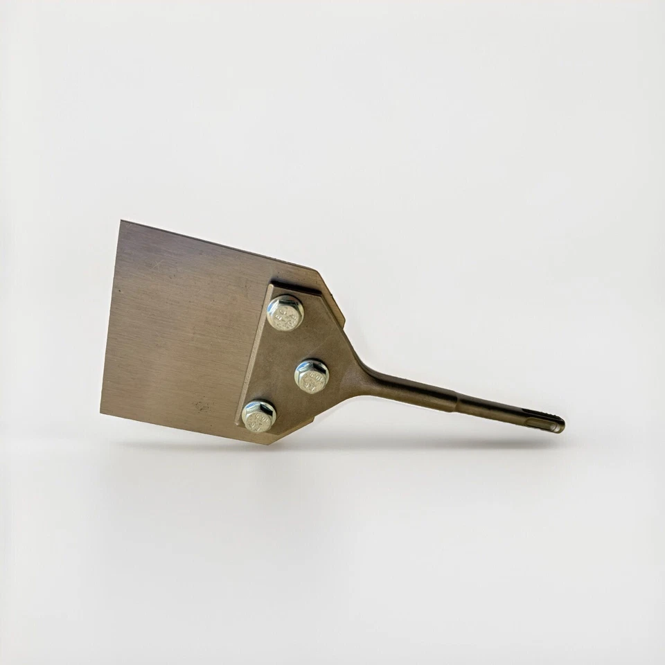 "Raspador de piso de pared SDS Plus de 4"" para azulejos y cincel de escalado delgado eliminación de adhesivo" Foto 3 de 4