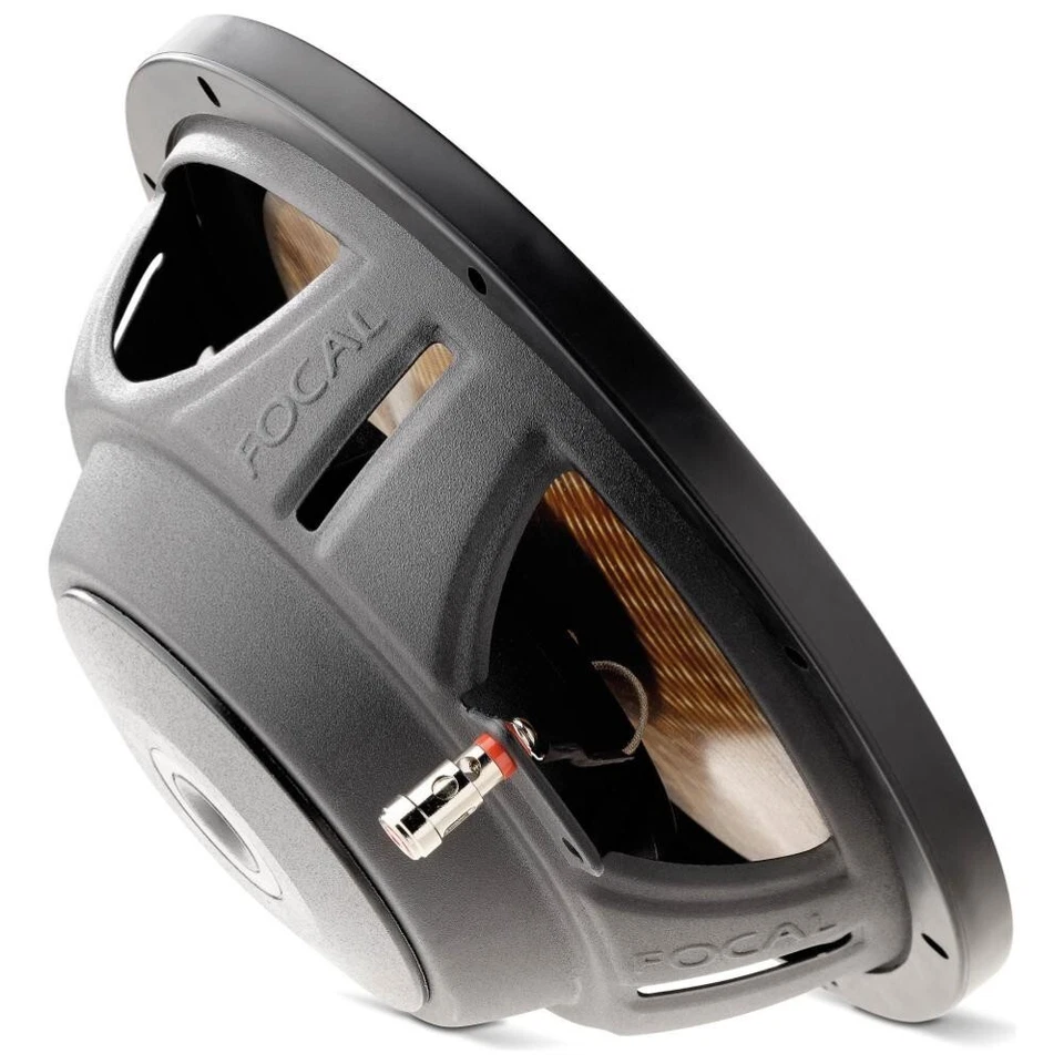 Subwoofer Focal P 25 FSE Sub Flax Evo Series delgado poco profundo 10 pulgadas 4 ohmios 280 W RMS Foto 3 de 4