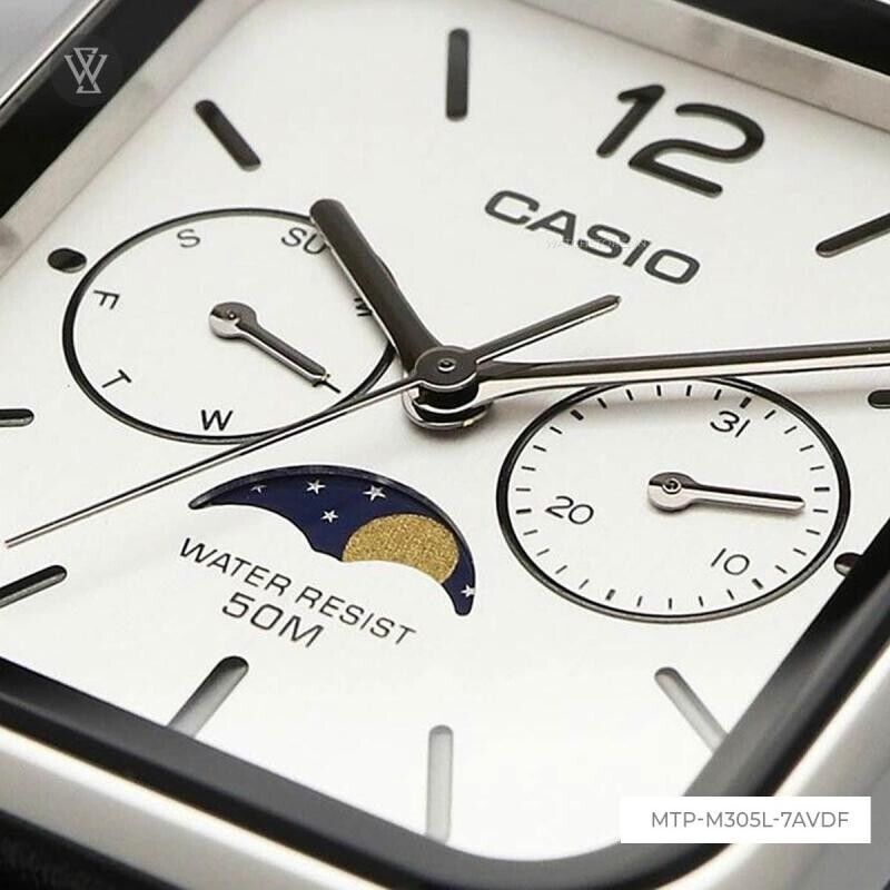 Casio MTP-M305L-7AVDF Analog White Dial Men's Watch | eBay Casio MTP-M305L-7AVDF Analog White Dial Men's Watch | eBay