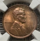 1938-D Lincoln Wheat Cent, NGC MS-66 RB