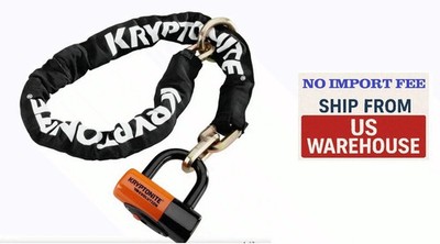 Kryptonite New York Cinch With Evolution Disc Lock, 4.25' chain length (10.55lbs
