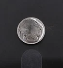 Hand Engraved Buffalo Nickel – Simple Minimal Spiral Design - Art Coin Carving
