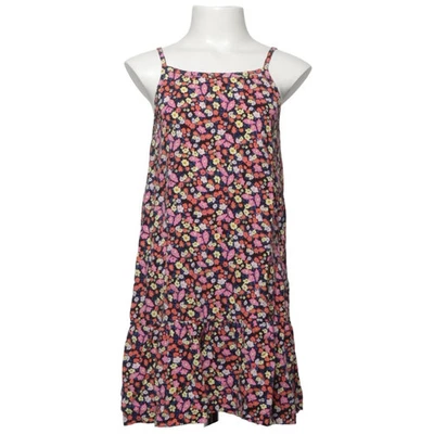 Old Navy, robe, taille : 128, noir/multicolore, viscose, fleurs, fille #Eps - Photo 1/4