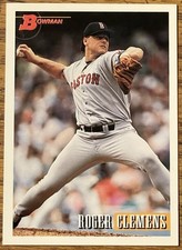 Roger Clemens 1993 Bowman Baseball Card #635 Boston Red Sox MLB Free Shipping