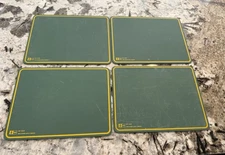 Vintage IDEAL School Supply Small Green Chalkboard NO. 3428 12X9 Slate SET OF 4