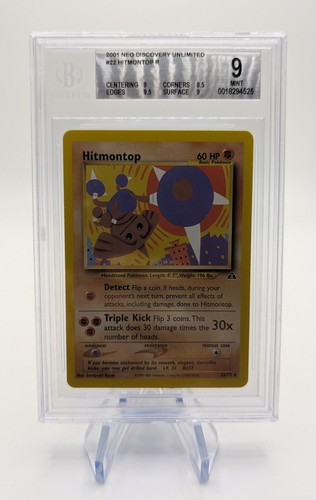 Hitmontop (Unlimited) graded BGS 9 for sale on eBay