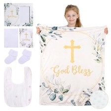 Baptism Gifts for Girl Boys Christening Baby Dedication Gifts with Baptism Pi...