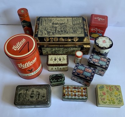 NÜRNBERGER LEBKUCHEN Büchse, VILOSSA Dose, Meßmer Tee, Vasenol, Ruef, Schnebli