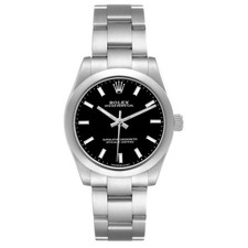 Rolex Oyster Perpetual 31 Midsize Steel Ladies Watch 177200 Box Card 2