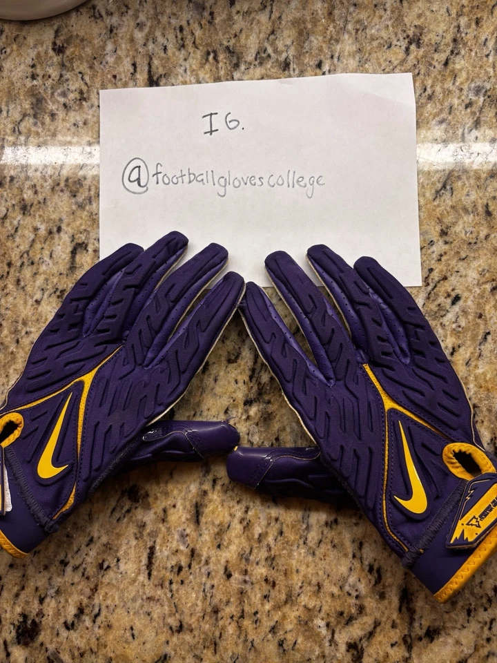 Acolchoado LSU College Football Purple Tiger XL Gold Player Team Emitido Exclusivo - Imagem 2 de 3