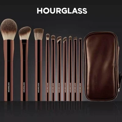 HOURGLASS 10pcs Makeup Brush Set Makeup Tool Brand new with box New NEU - Bild 1 von 4