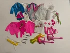 Vintage Barbie Derek and the Rockers clothes guitars microphones +